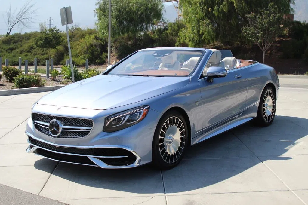 2017 Maybach S 650 Cabriolet Convertible, exterior, Blue