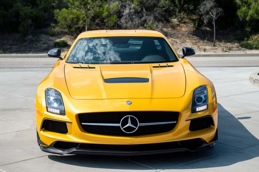 2014 Mercedes-Benz SLS AMG Black Series, exterior, AMG Solarbeam Yellow