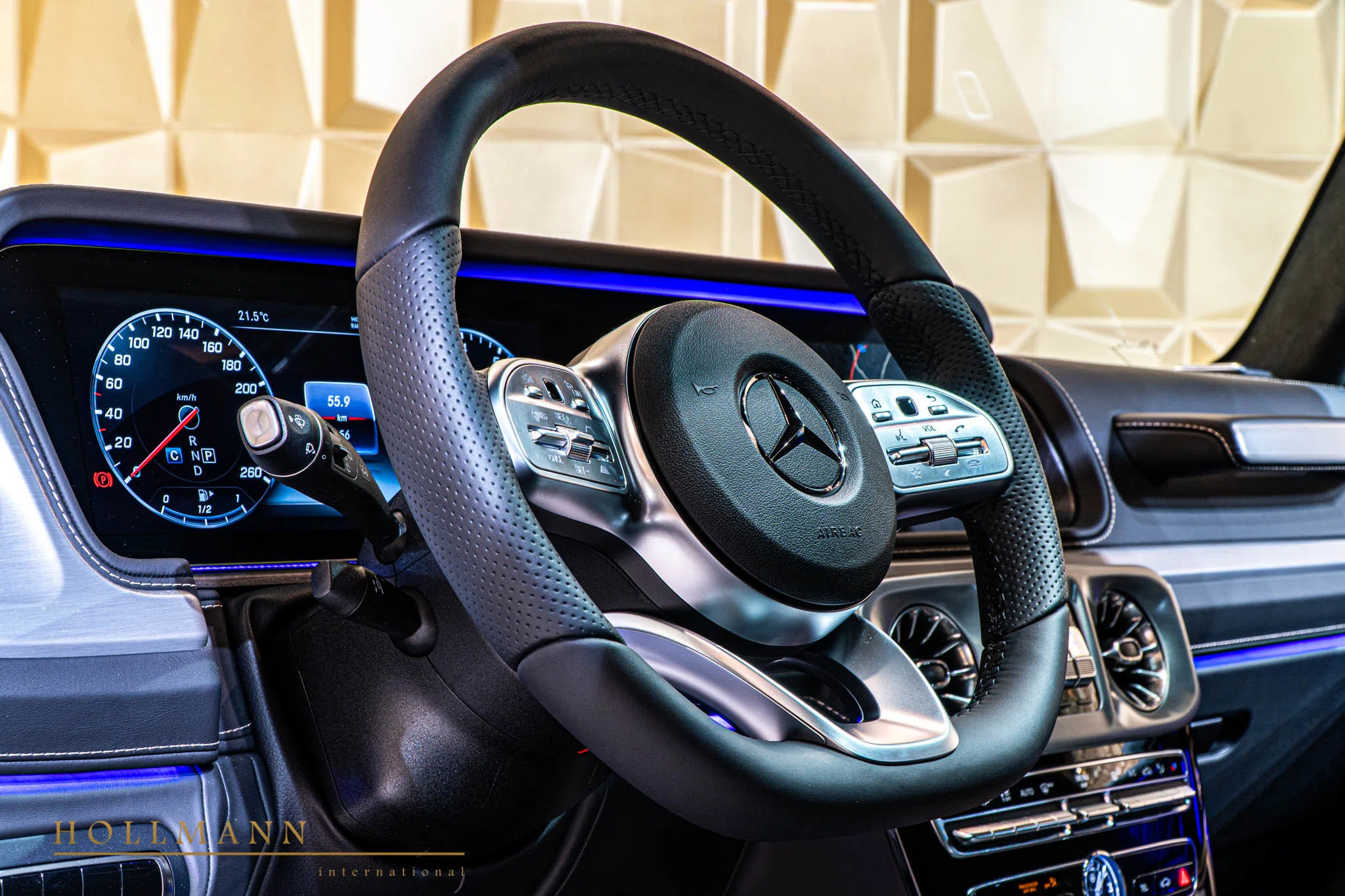 2020 Mercedes-Benz G 500 Stronger Than Time interior, Nappa Black