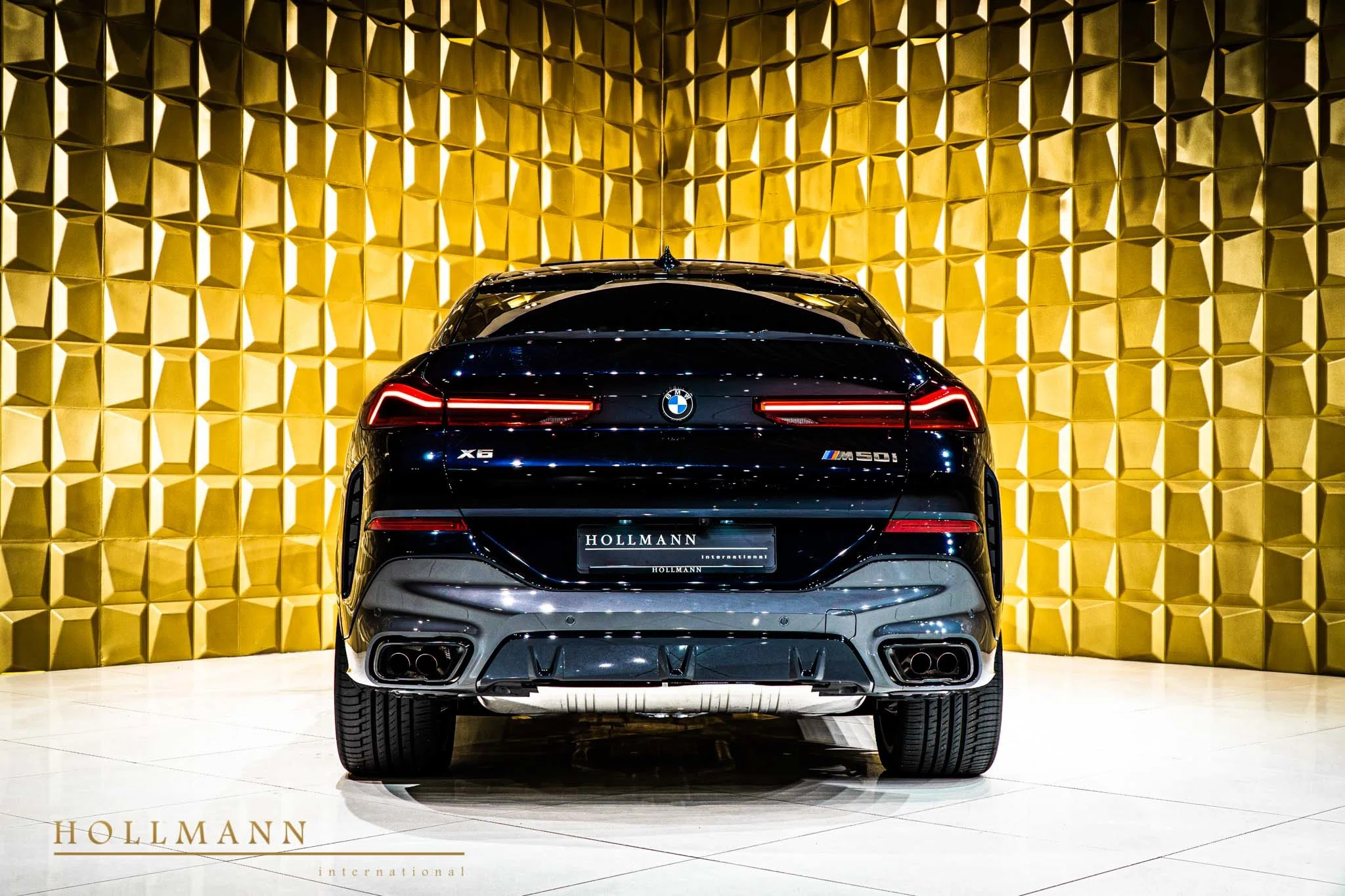 2020 BMW X6 M50i for sale, exterior, Carbon Black Metallic