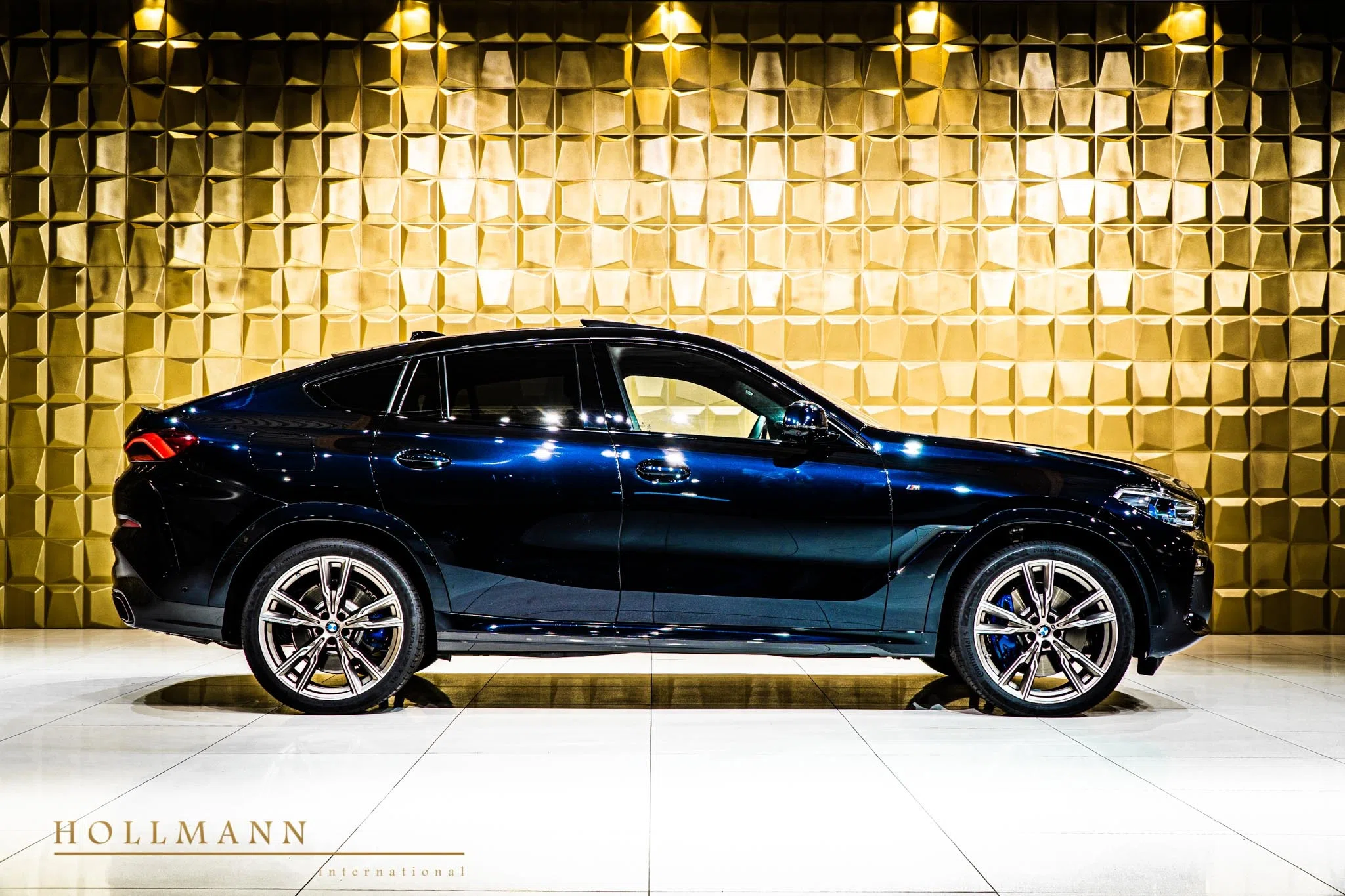 2020 BMW X6 M50i for sale, exterior, Carbon Black Metallic