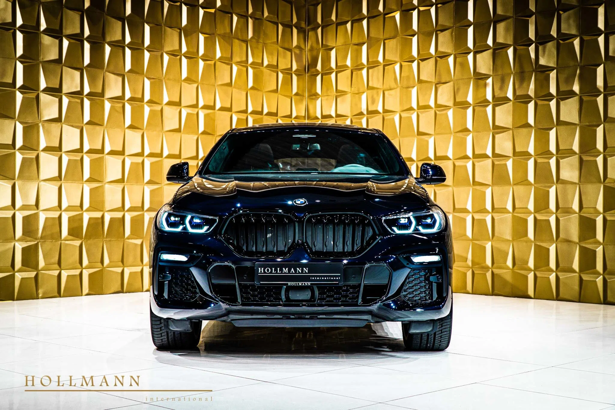 2020 BMW X6 M50i for sale, exterior, Carbon Black Metallic