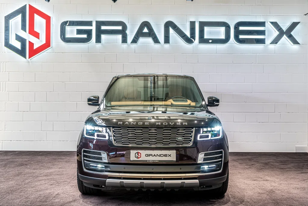 2020 Range Rover 5.0 Supercharged SVAutobiography LWB for sale, exterior, Rosello Red Duo Tone