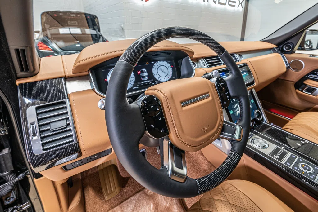 2020 Range Rover 5.0 Supercharged SVAutobiography LWB interior, Vintage Tan