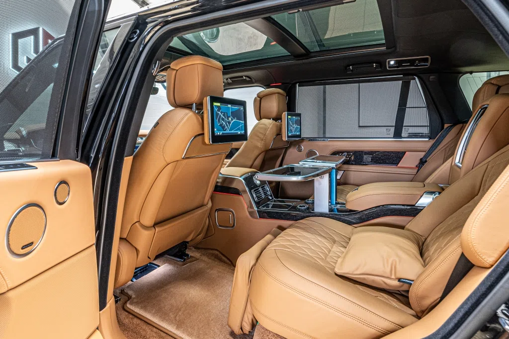 2020 Range Rover 5.0 Supercharged SVAutobiography LWB interior, seats, Vintage Tan