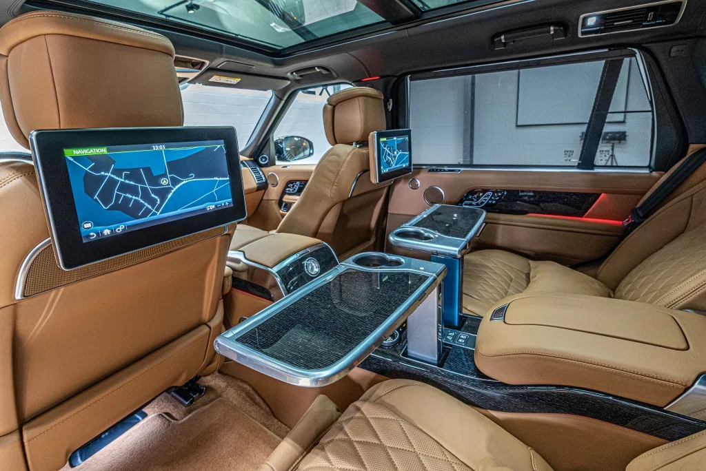 2020 Range Rover 5.0 Supercharged SVAutobiography LWB interior, seats, Vintage Tan