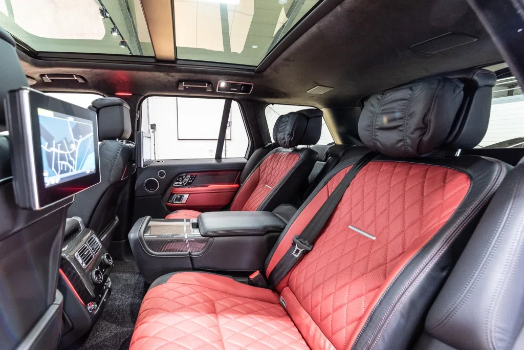 2020 Range Rover 5.0 Supercharged SV Autobiography Dynamic interior, seats, Pimento/Ebony
