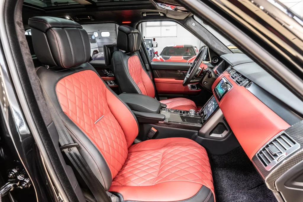 2020 Range Rover 5.0 Supercharged SV Autobiography Dynamic interior, seats, Pimento/Ebony