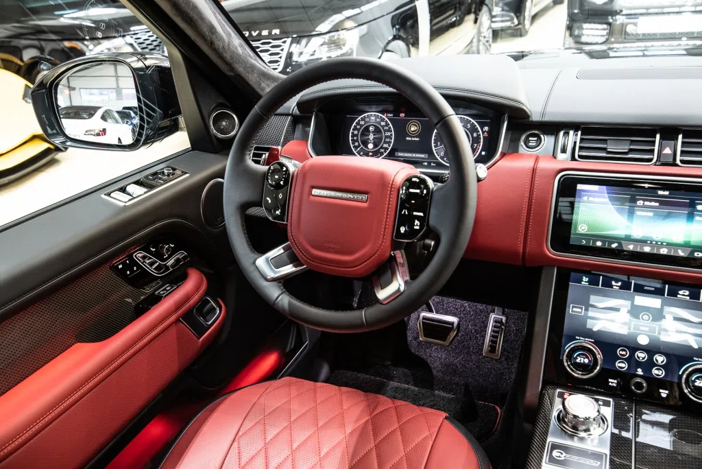 2020 Range Rover 5.0 Supercharged SV Autobiography Dynamic interior, dashboard, Pimento/Ebony
