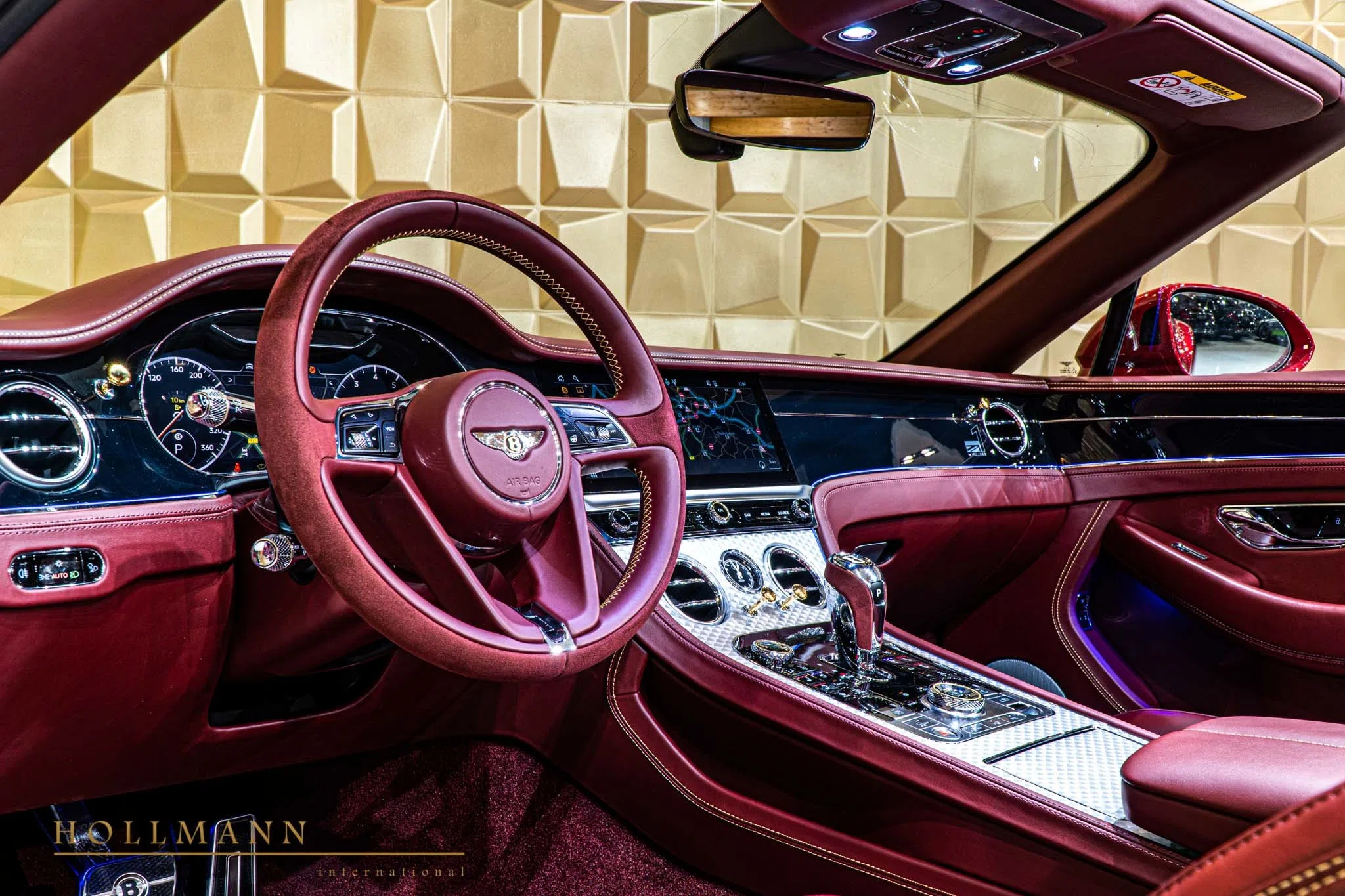 2020 Bentley Continental GTC No. 1 EDITION interior, dashboard, Cricket Ball