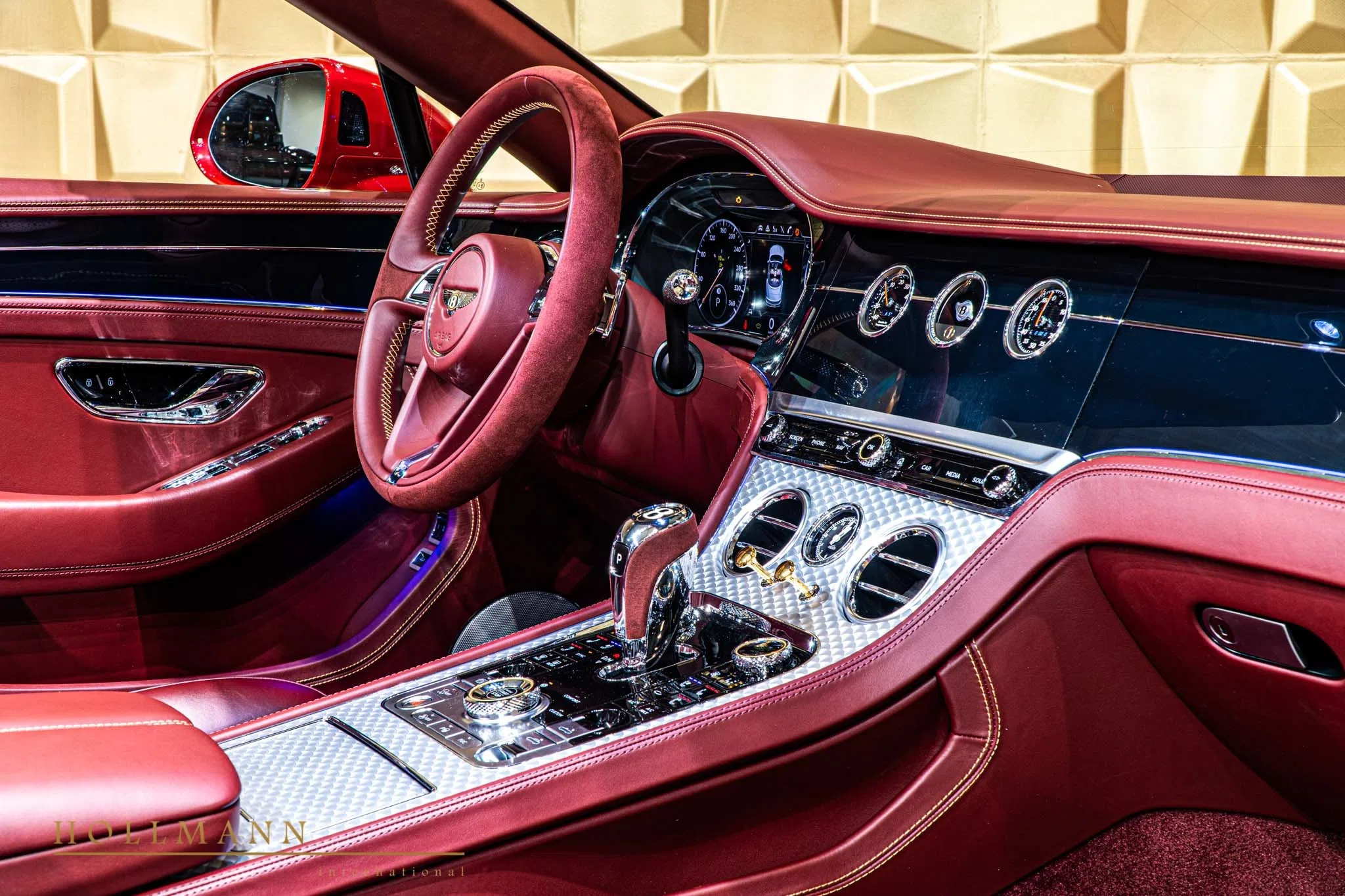 2020 Bentley Continental GTC No. 1 EDITION interior, dashboard, Cricket Ball