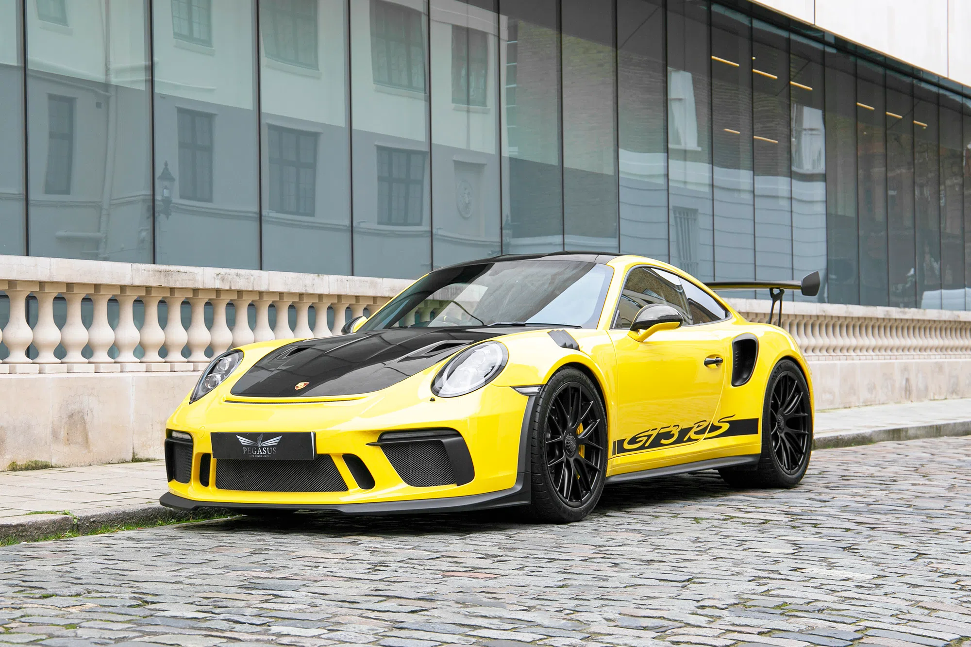 2019 Porsche 991.2 GT3 RS Weissach for sale, exterior, yellow