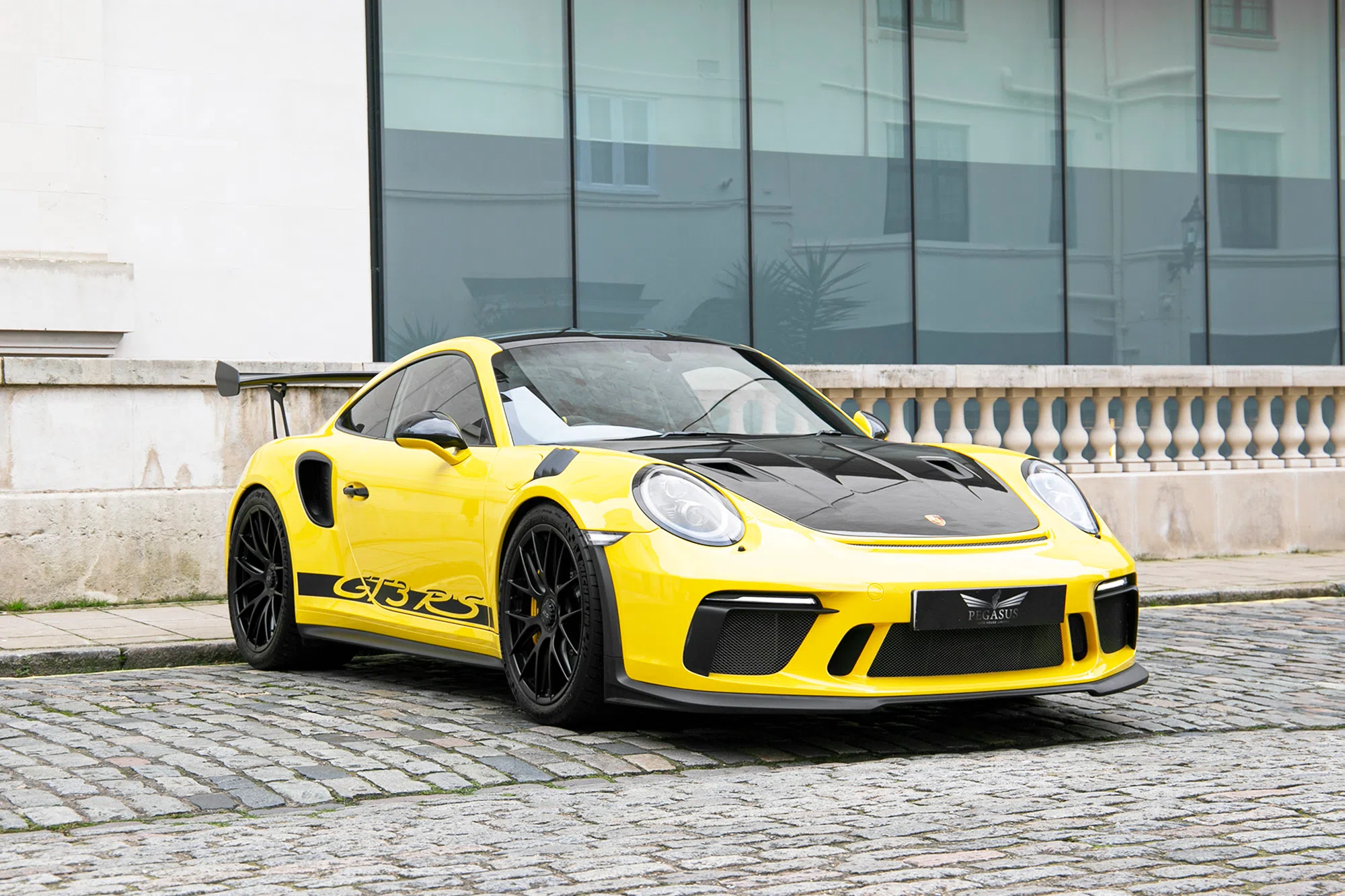 2019 Porsche 991.2 GT3 RS Weissach for sale, exterior, yellow