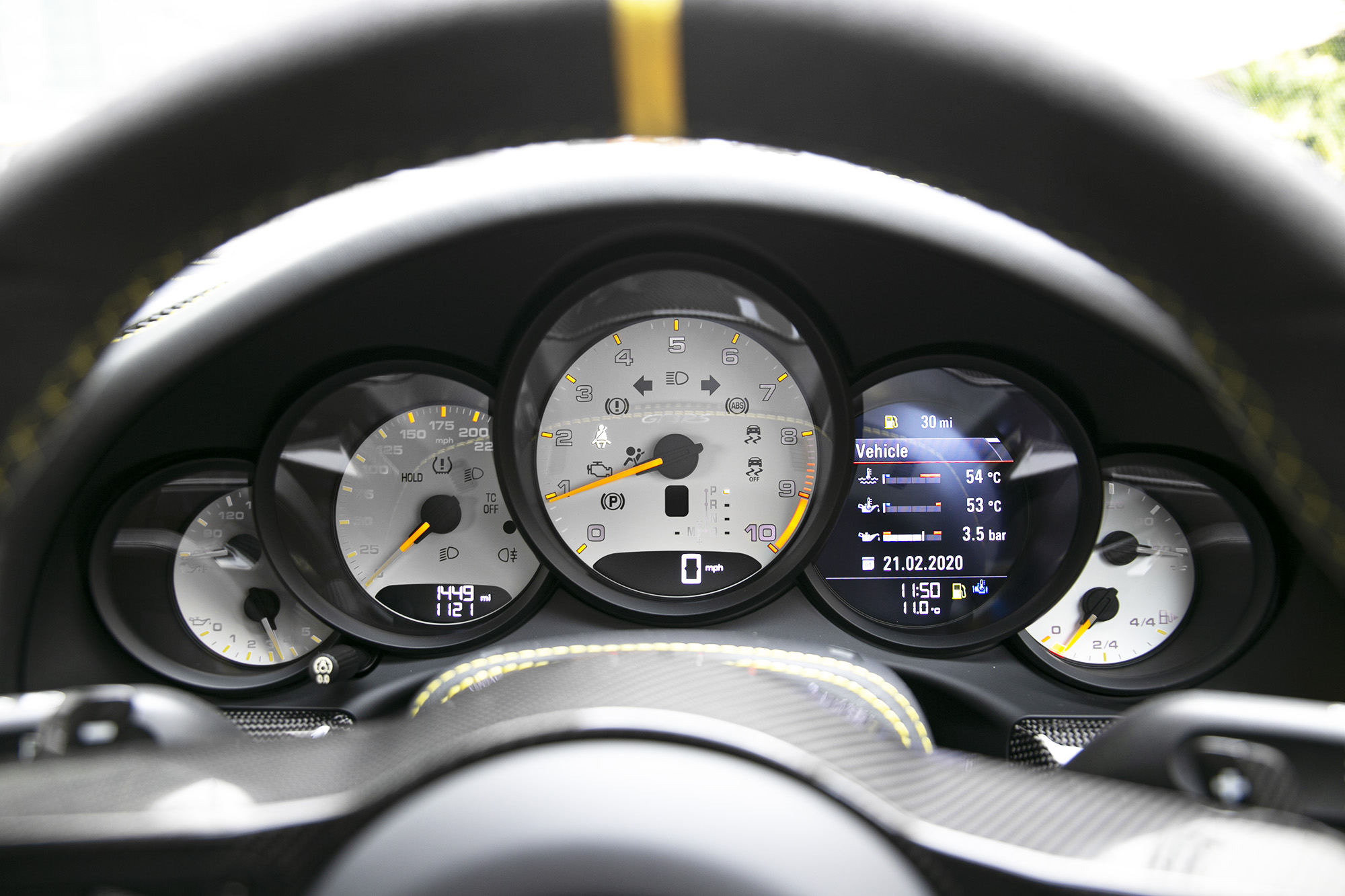 2019 Porsche 991.2 GT3 RS Weissach, 6/19