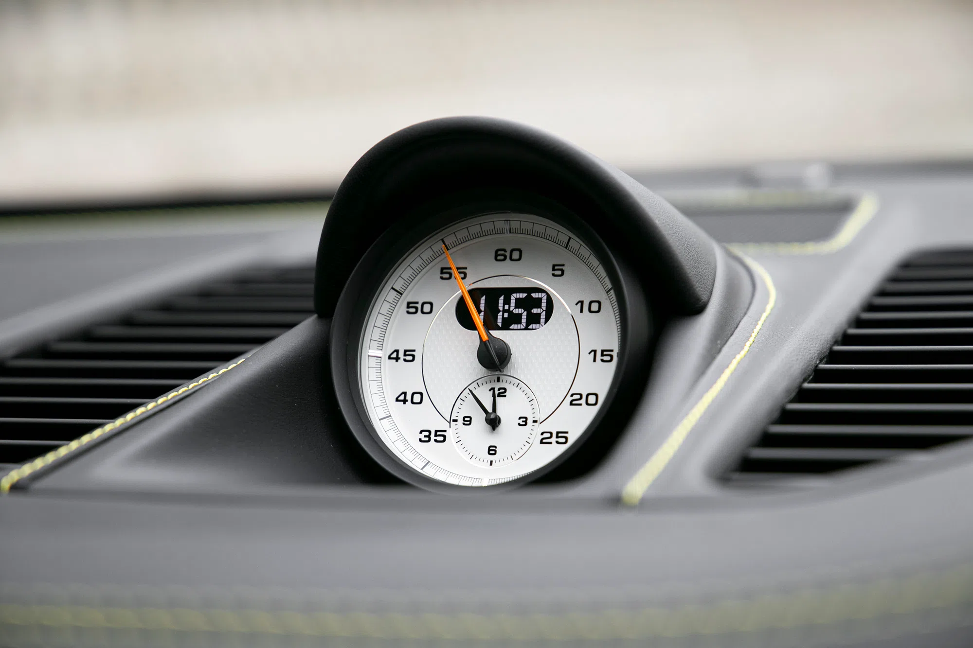 2019 Porsche 991.2 GT3 RS Weissach interior, Leather Black