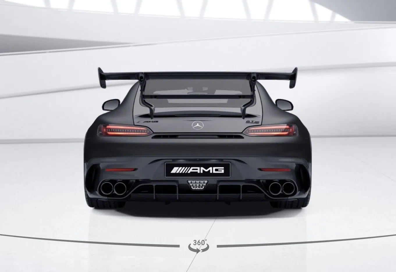 2021 Mercedes-Benz AMG GT BLACK SERIES, rear three-quarter view