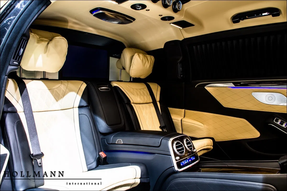 2020 Mercedes-Maybach S 600 PULLMAN GUARD VR9 ARMOURED interior, seats, Exclusive Nappa Leather Porcelain/Black