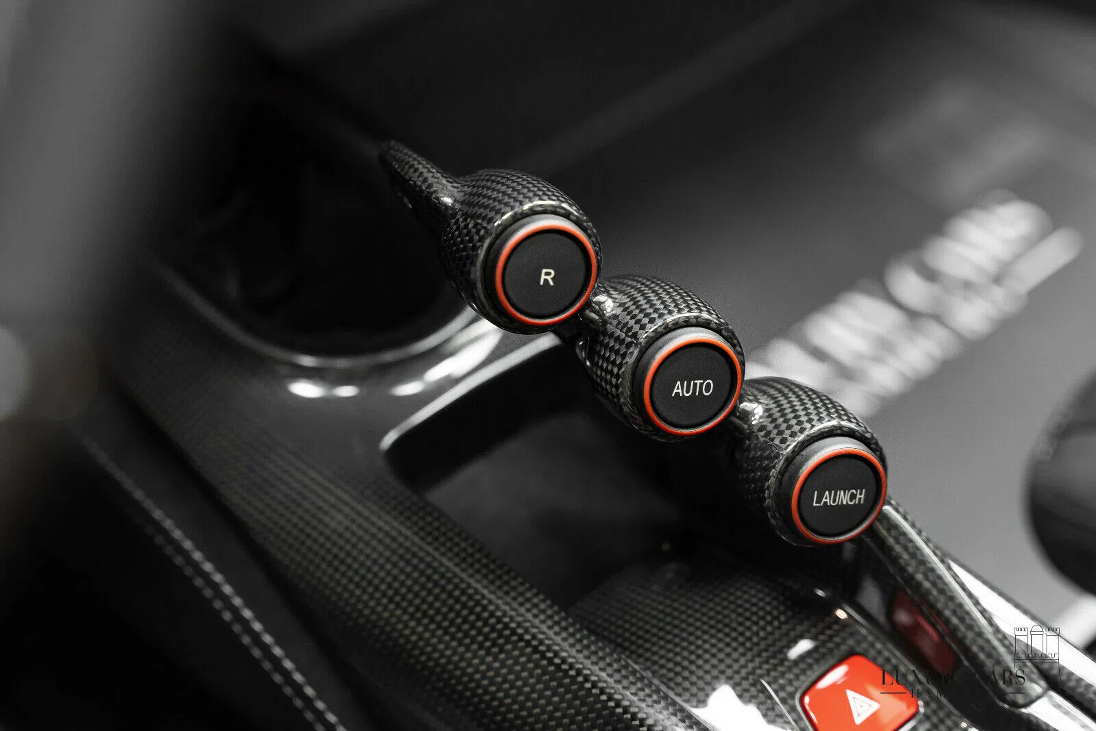 2020 Ferrari 488 Pista interior, center console, Leather Alcantara Nero