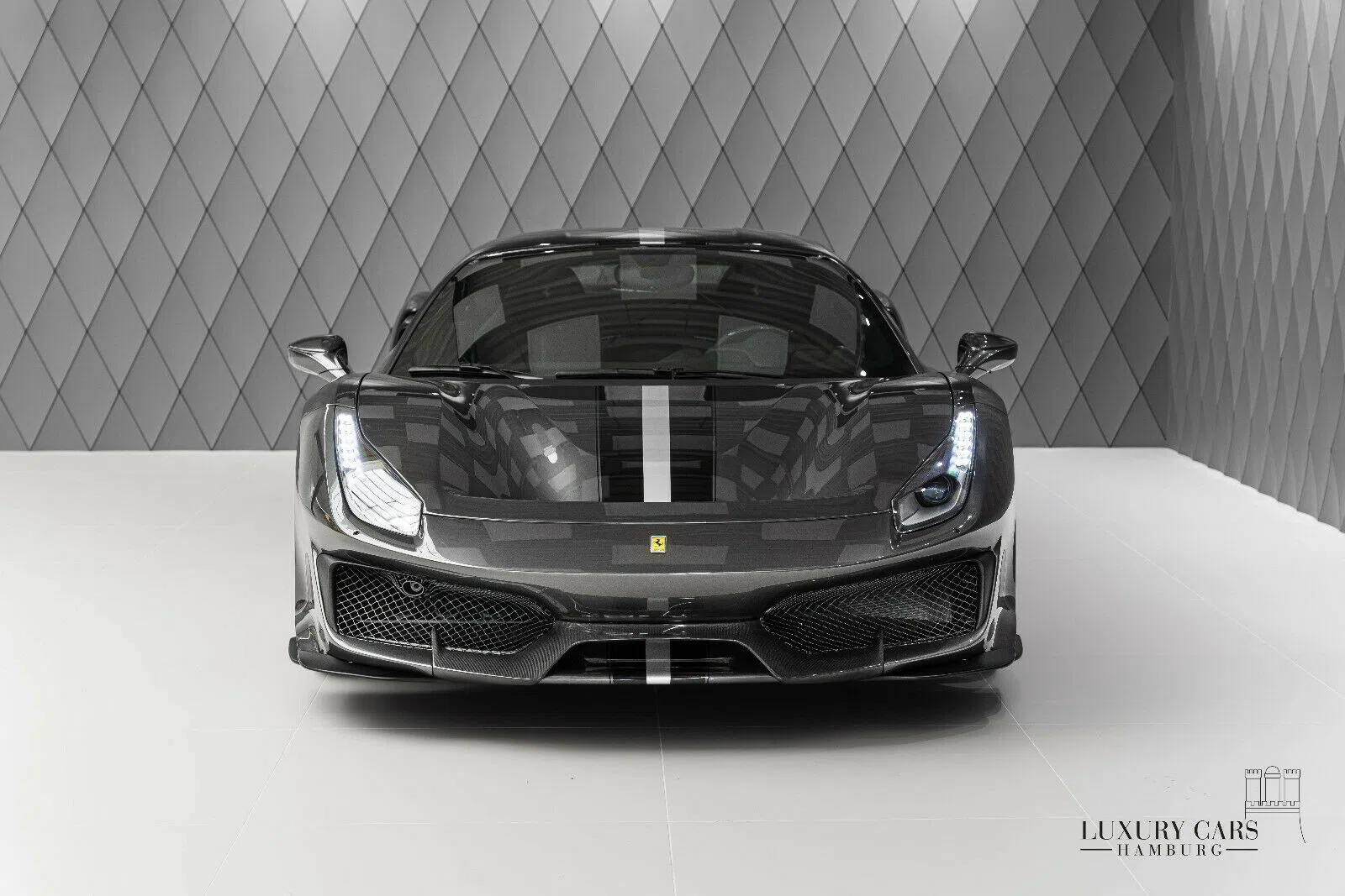 2020 Ferrari 488 Pista for sale, exterior, Grigio Silverstone