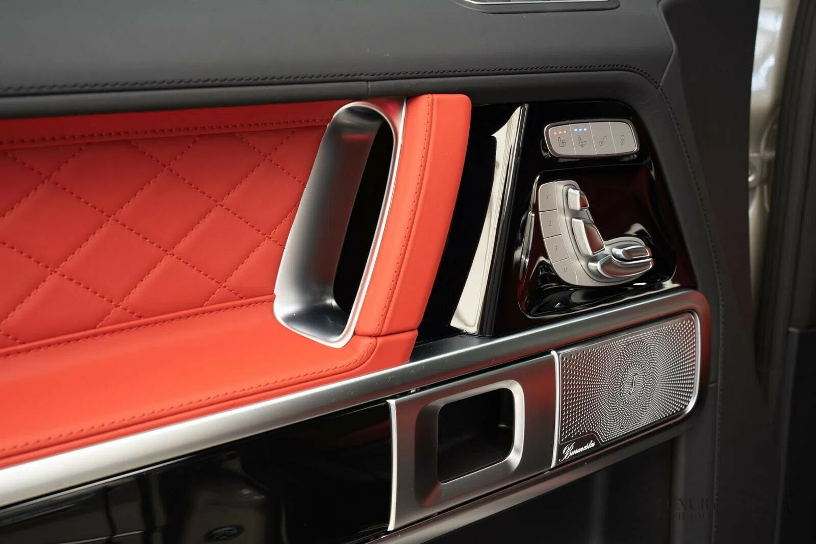2020 BRABUS G 700 interior, door panel, Red