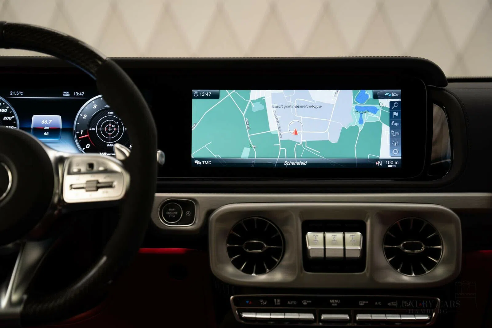 2020 BRABUS G 700 interior, Red