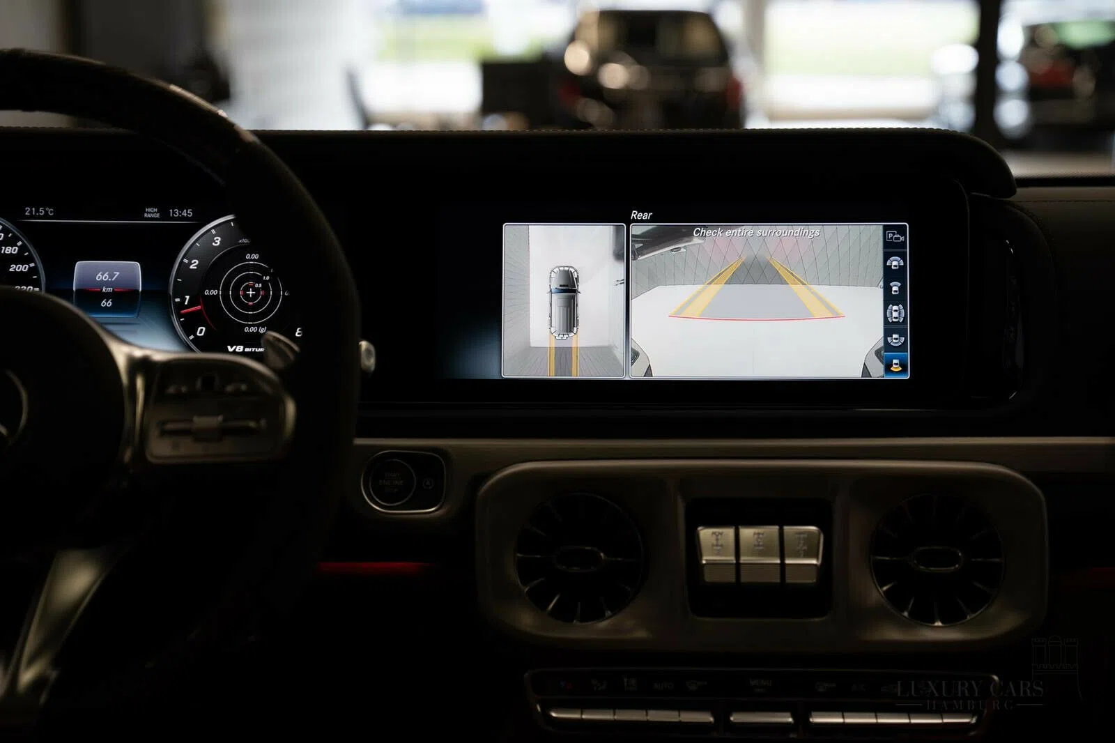 2020 BRABUS G 700 interior, Red