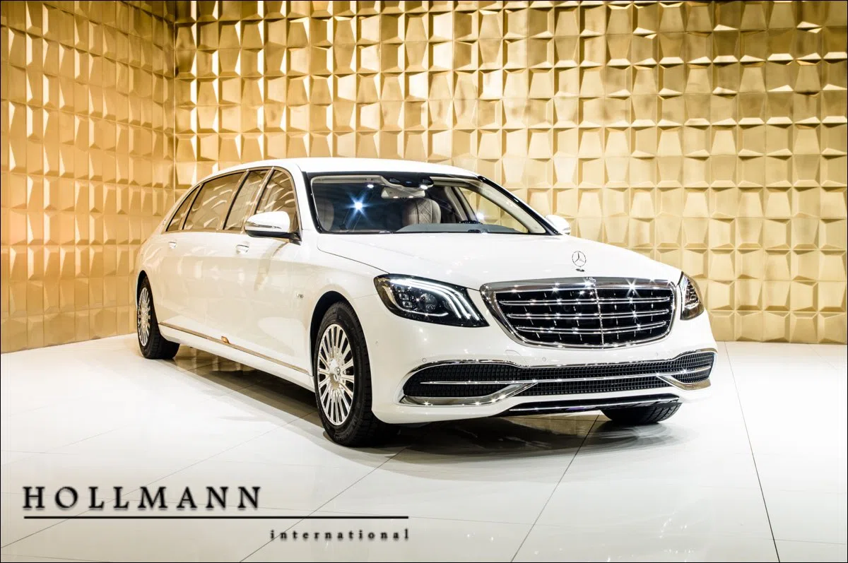 2018 Mercedes-Maybach S600 Pullman for sale, exterior, Diamantweiss Metallic