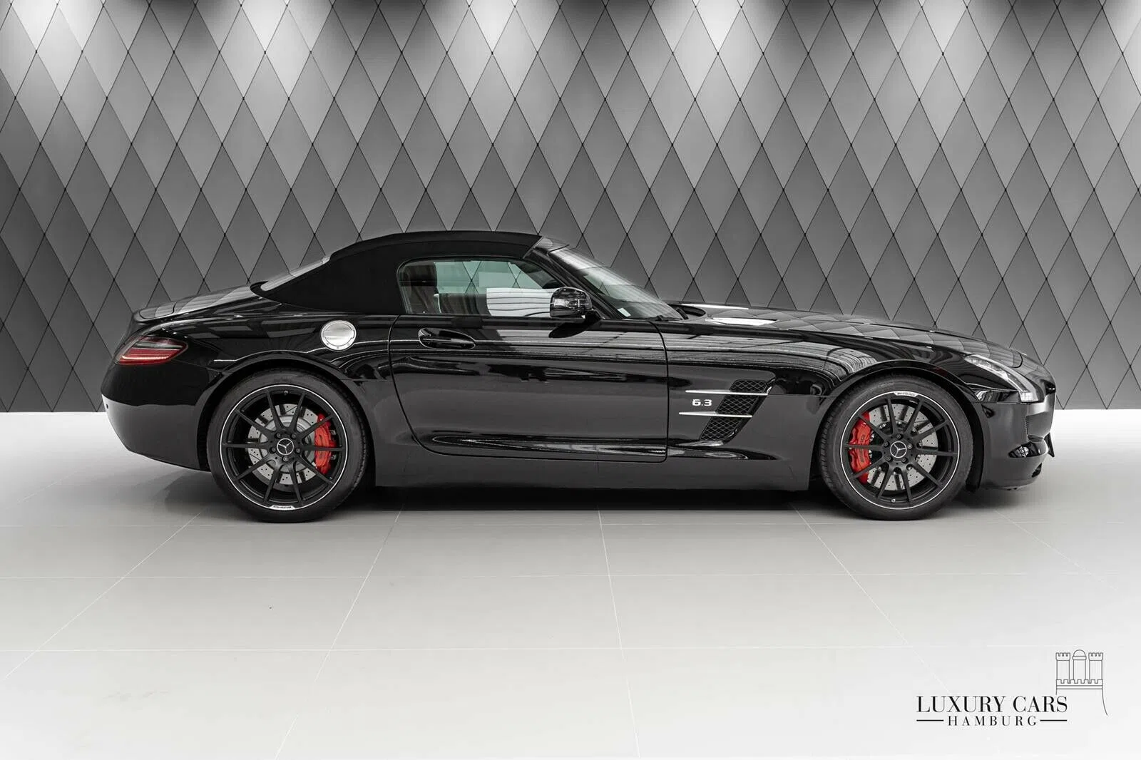 2012 Mercedes-Benz SLS AMG Roadster, side profile