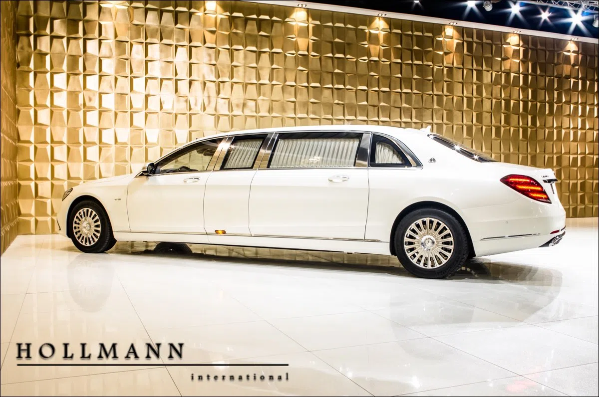 2018 Mercedes-Maybach S600 Pullman for sale, exterior, Diamantweiss Metallic