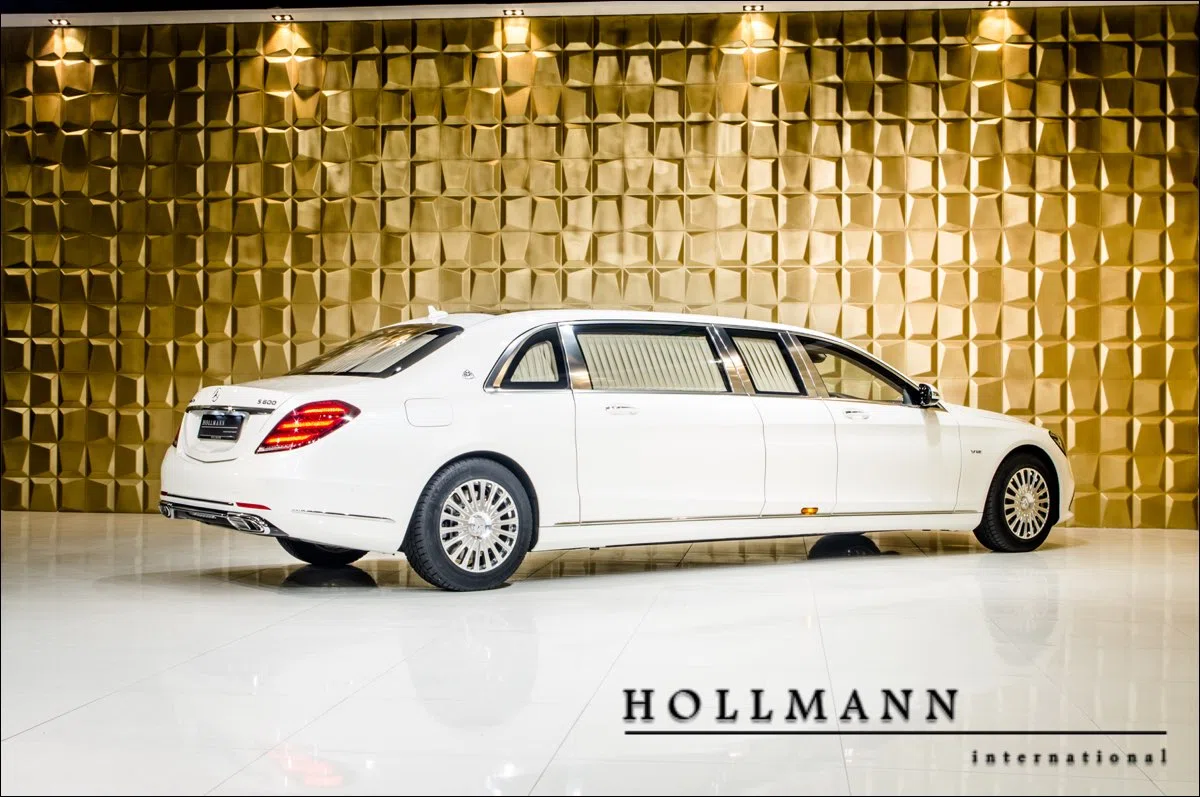 2018 Mercedes-Maybach S600 Pullman for sale, exterior, Diamantweiss Metallic