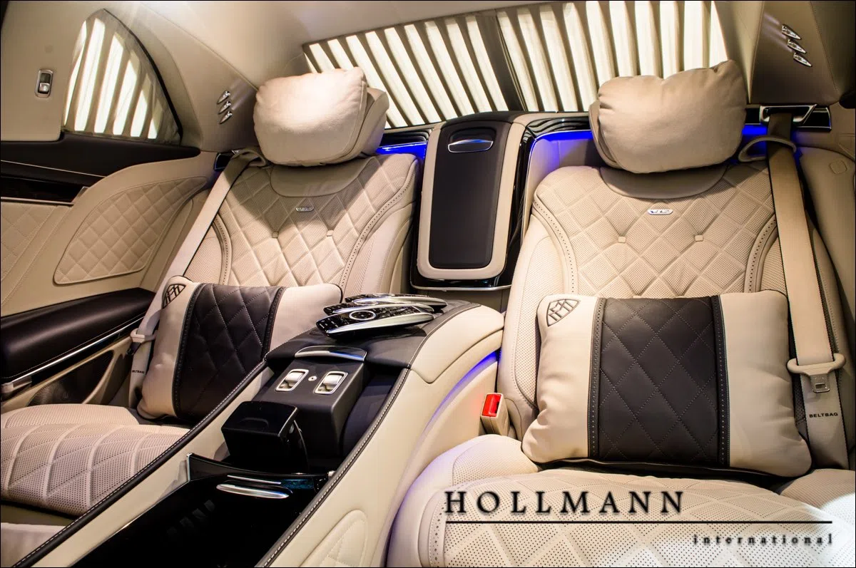 2018 Mercedes-Maybach S600 Pullman interior, seats