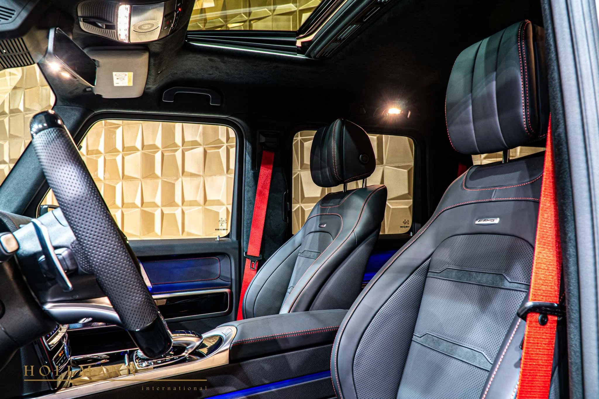 2020 Mercedes-Benz G 63 AMG interior, seats, Leather Black