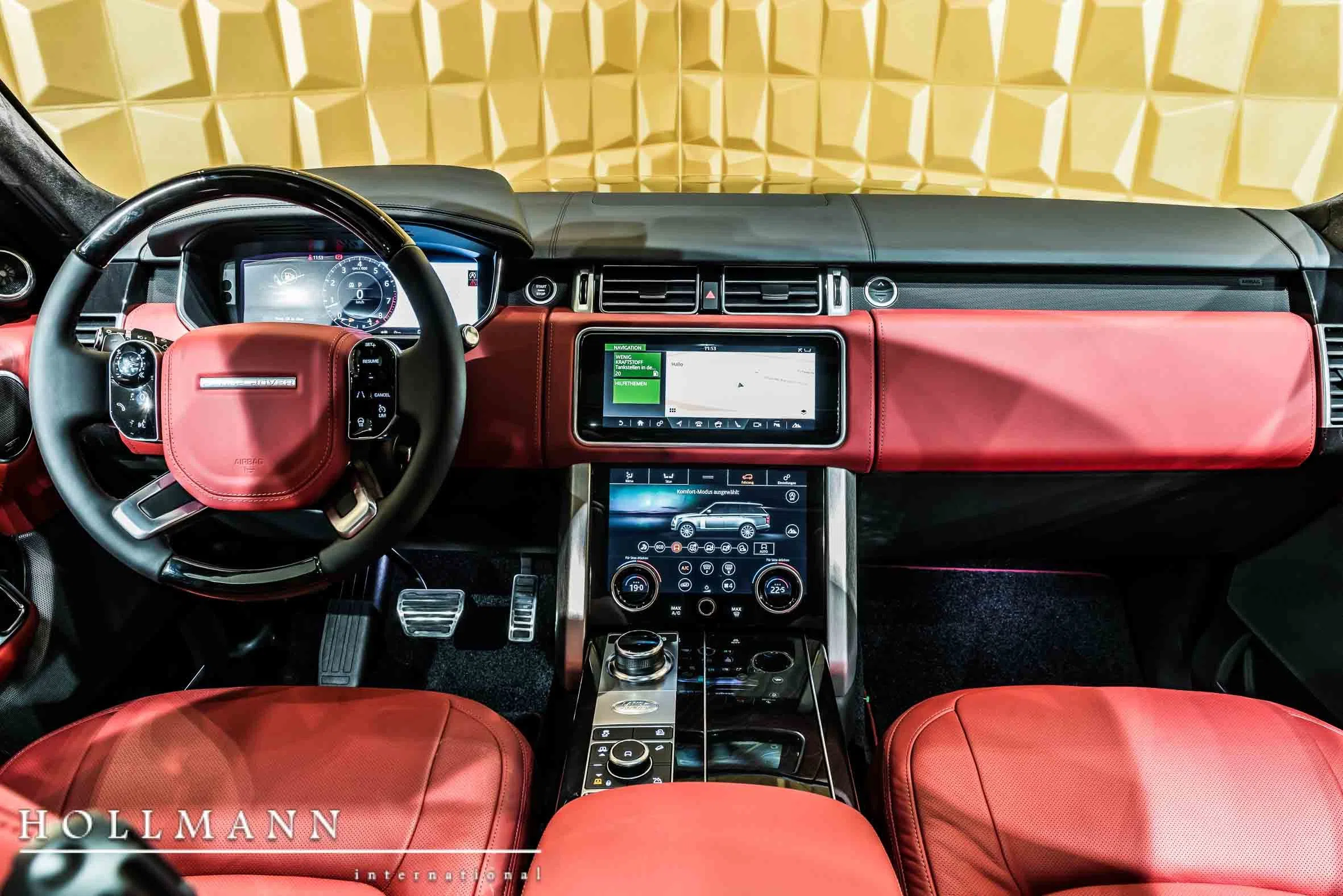 2020 RANGE ROVER 5.0 SCV8 Autobiography SWB interior, dashboard, Pimento / Ebony