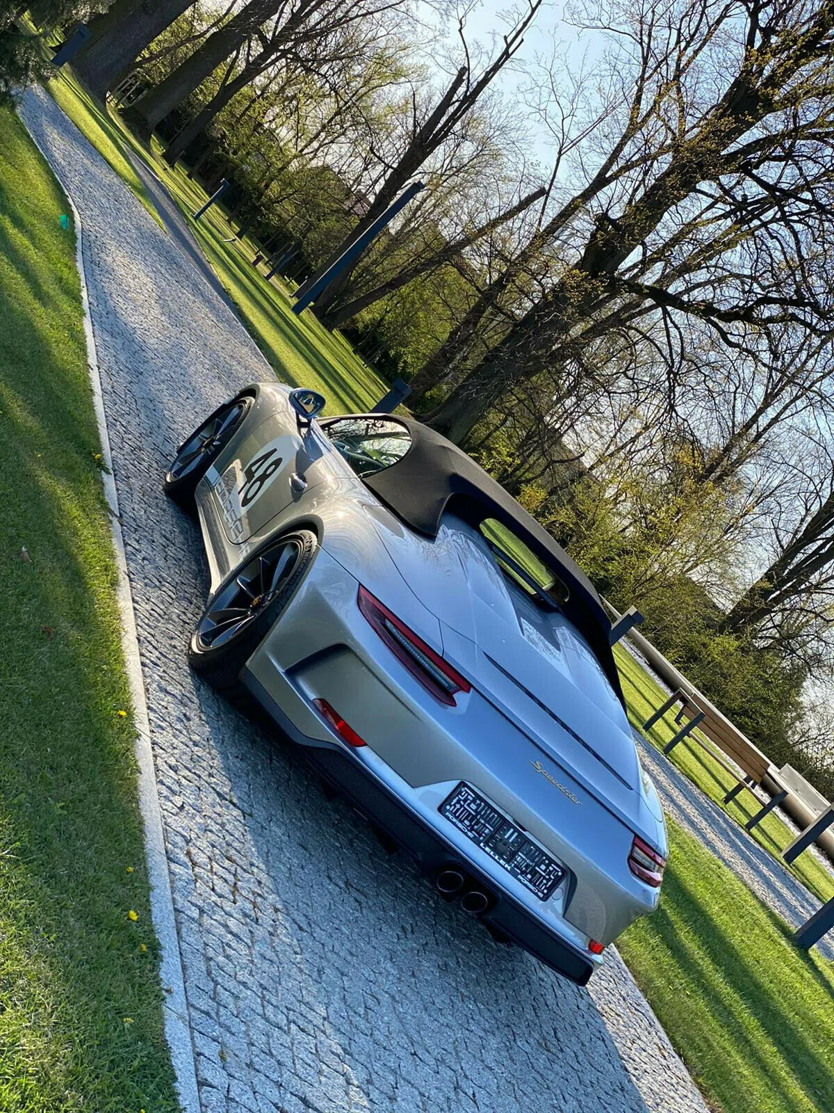 2019 Porsche 991 Speedster HERITAGE PACKAGE for sale, exterior, GT Silver