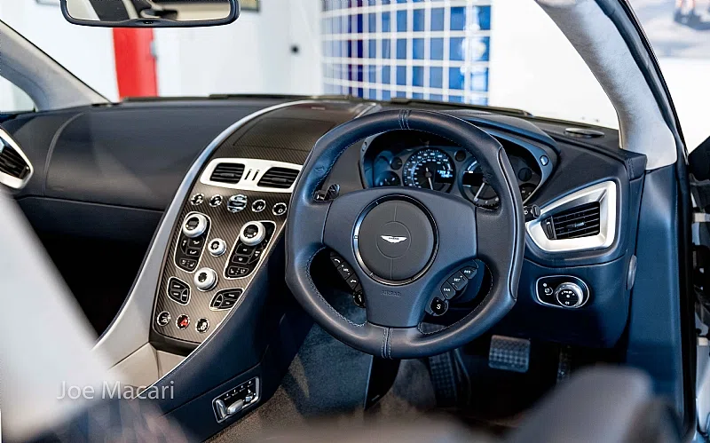 2017 Aston Martin Zagato Volante interior, dashboard