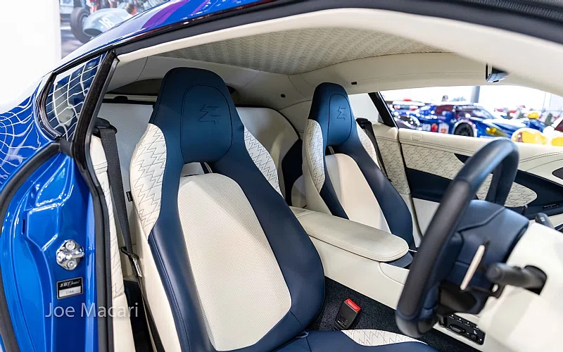 2017 Aston Martin Zagato RHD interior, seats