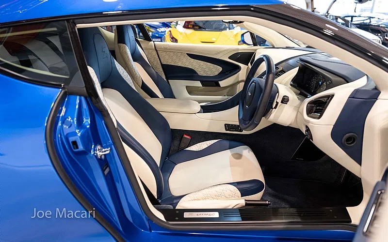 2017 Aston Martin Zagato RHD interior, seats