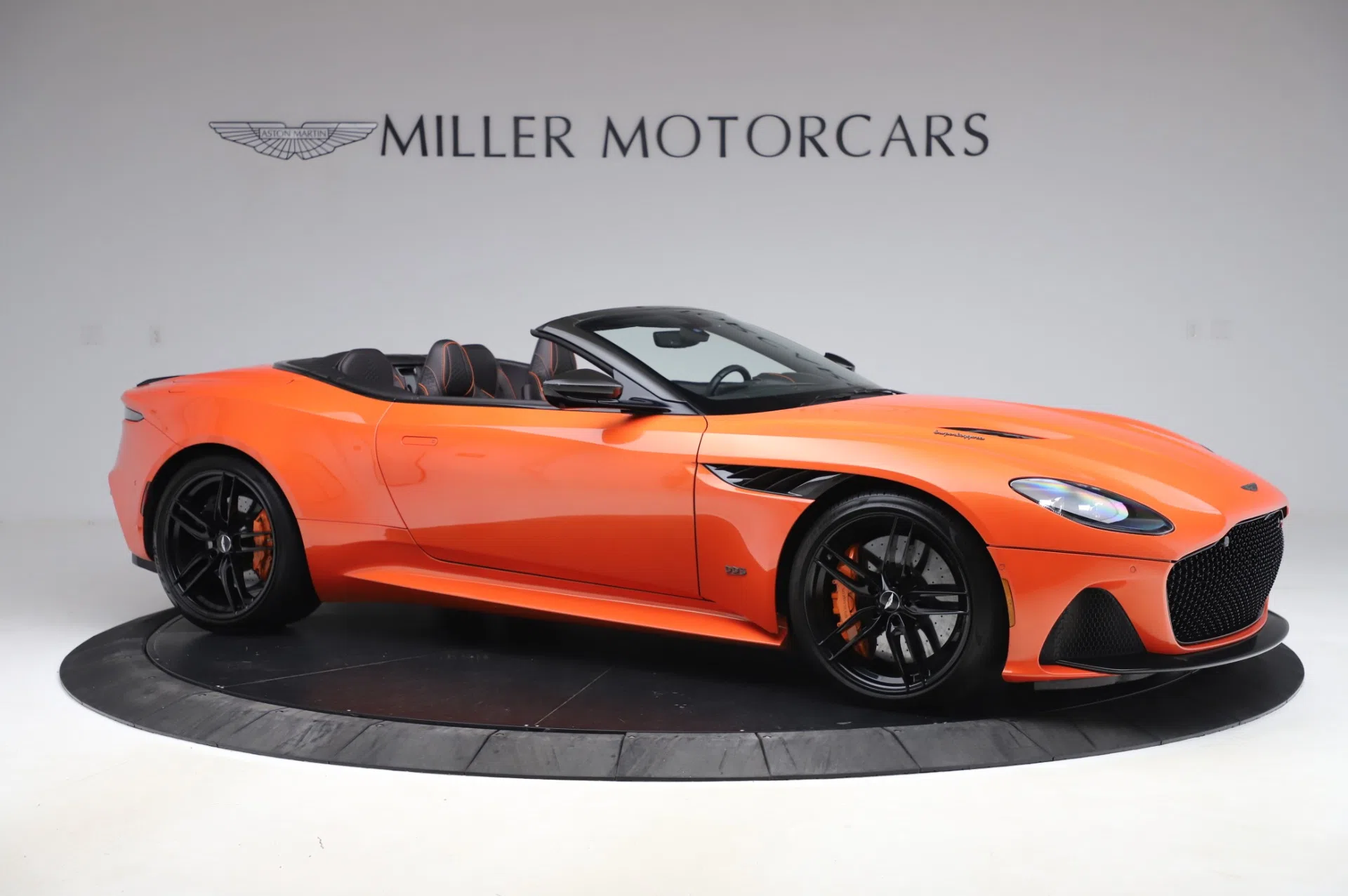 2020 Aston Martin DBS Superleggera Volante for sale, exterior, Cosmos Orange