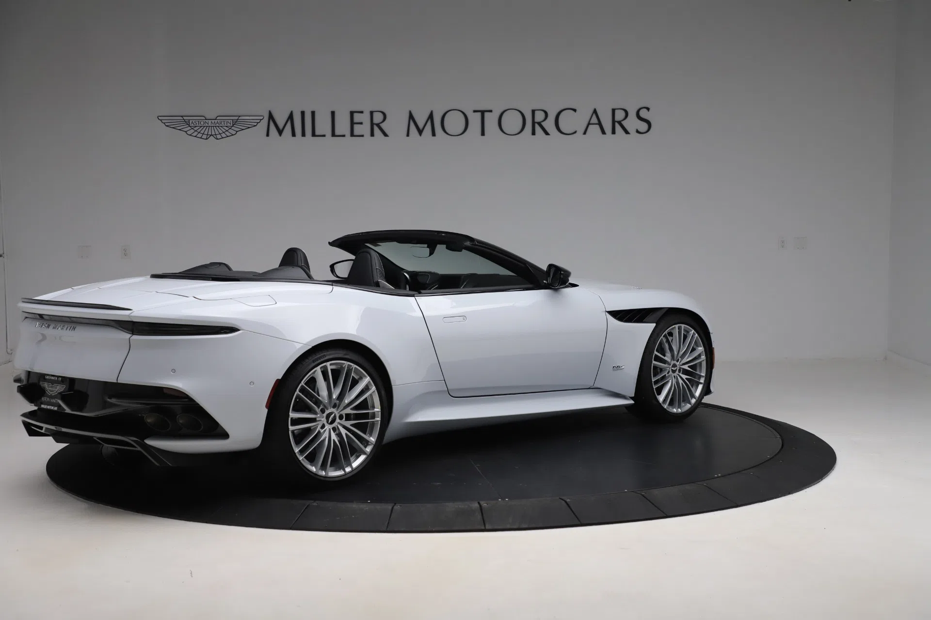 2020 Aston Martin DBS Superleggera Volante Convertible, side profile, WHITESTONE