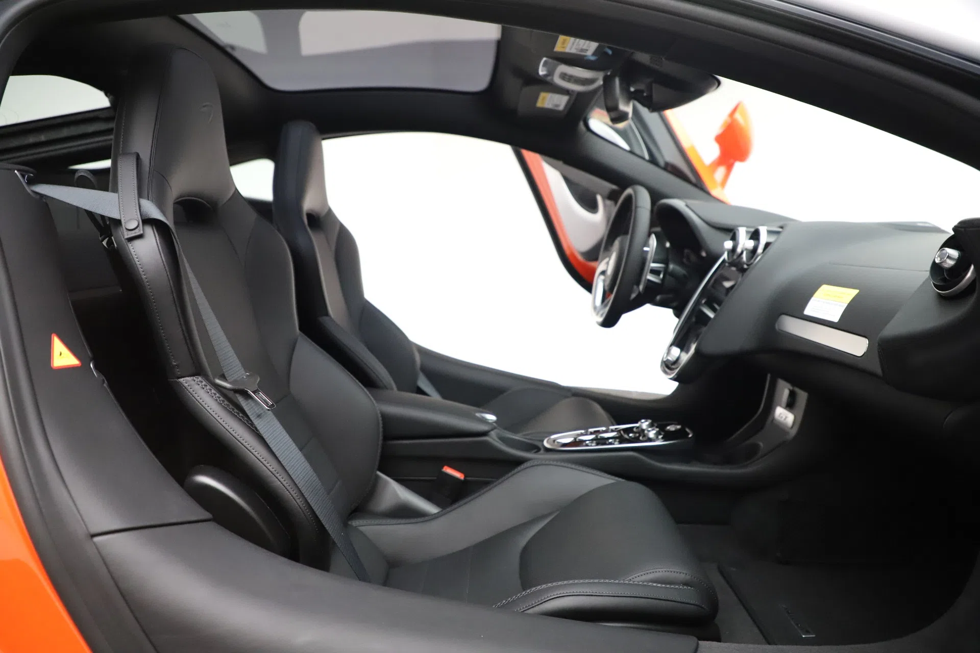 2020 McLaren GT Coupe interior, Jet Black