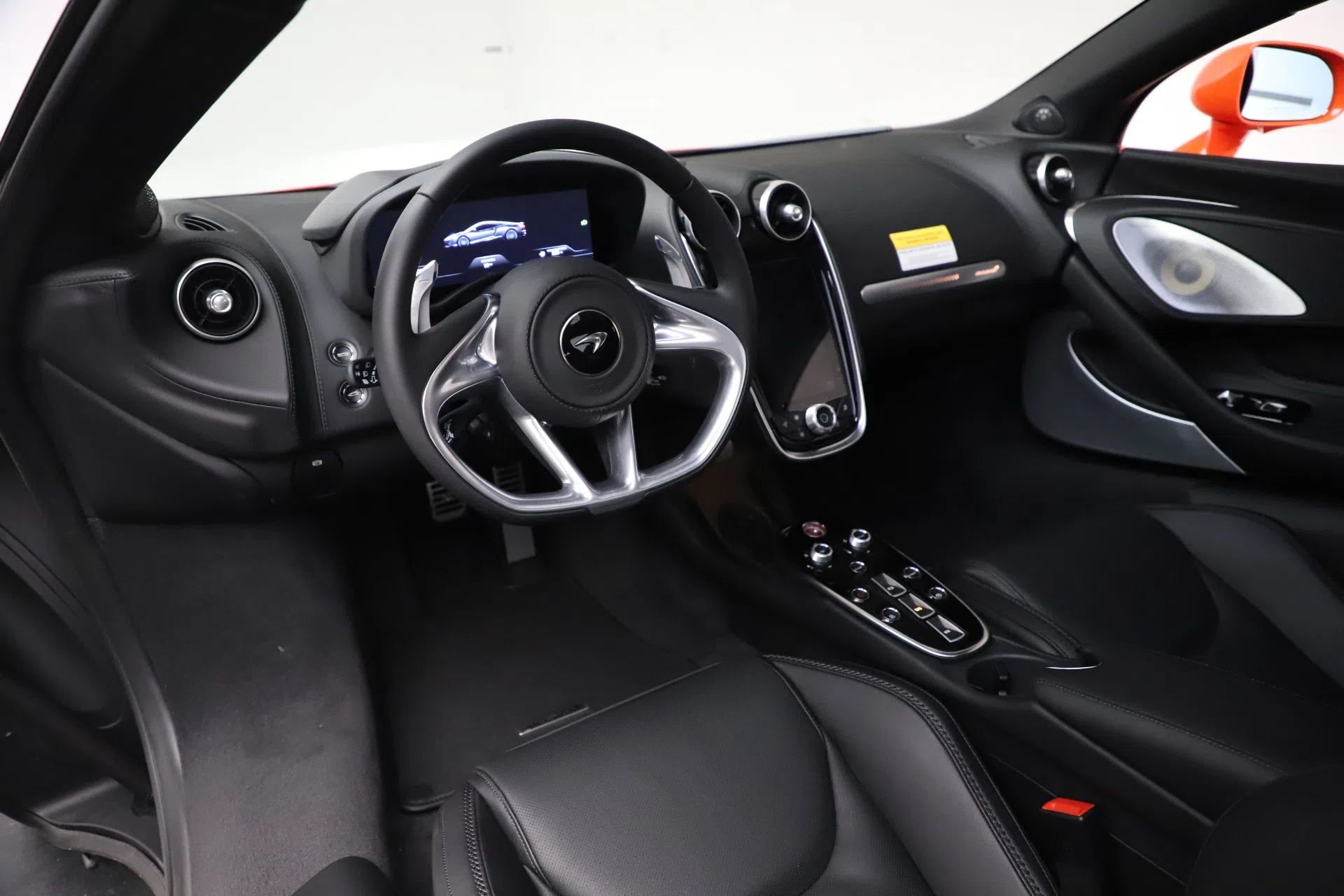 2020 McLaren GT Coupe interior, Jet Black