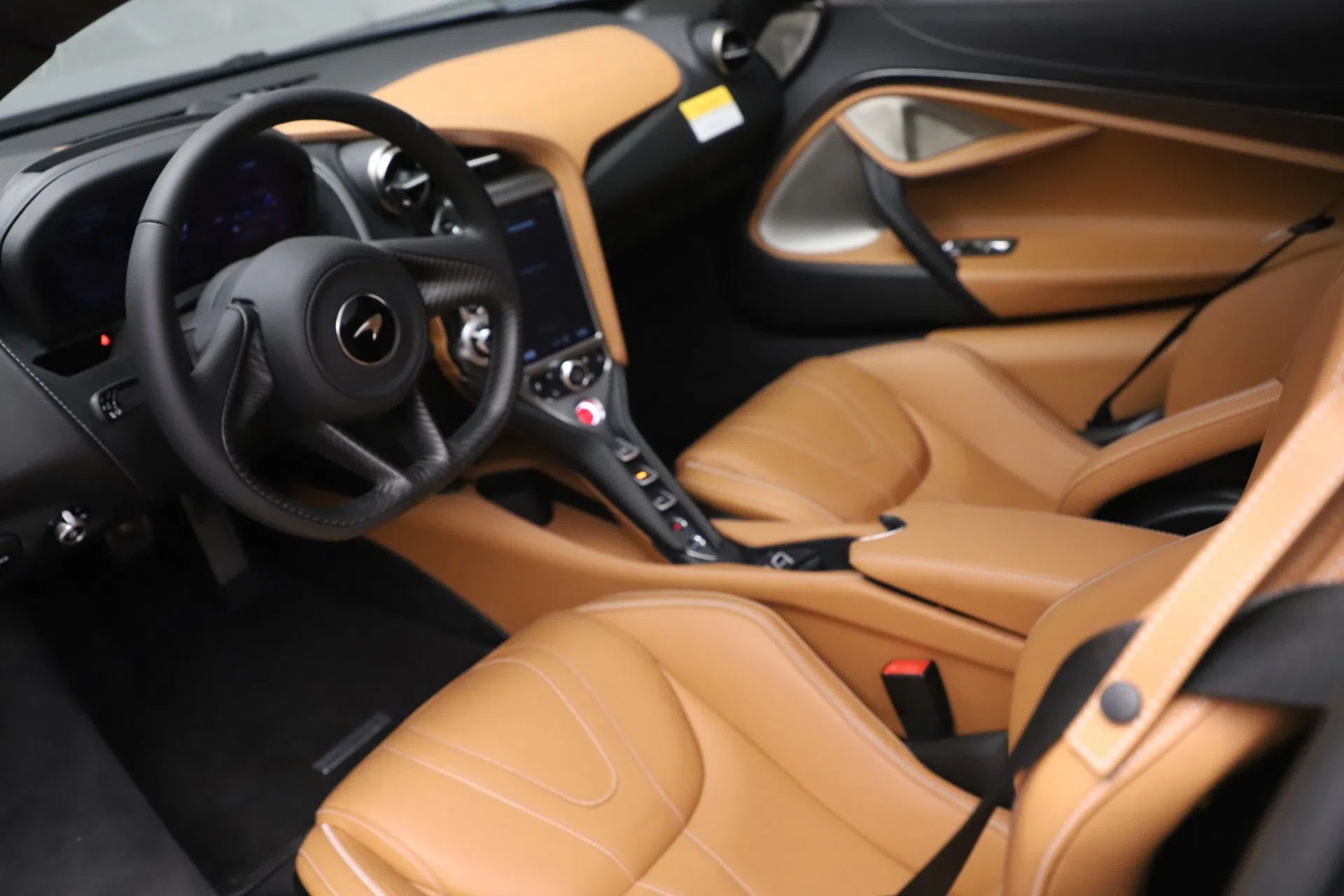 2020 McLaren 720S Spider interior, Vintage Tan