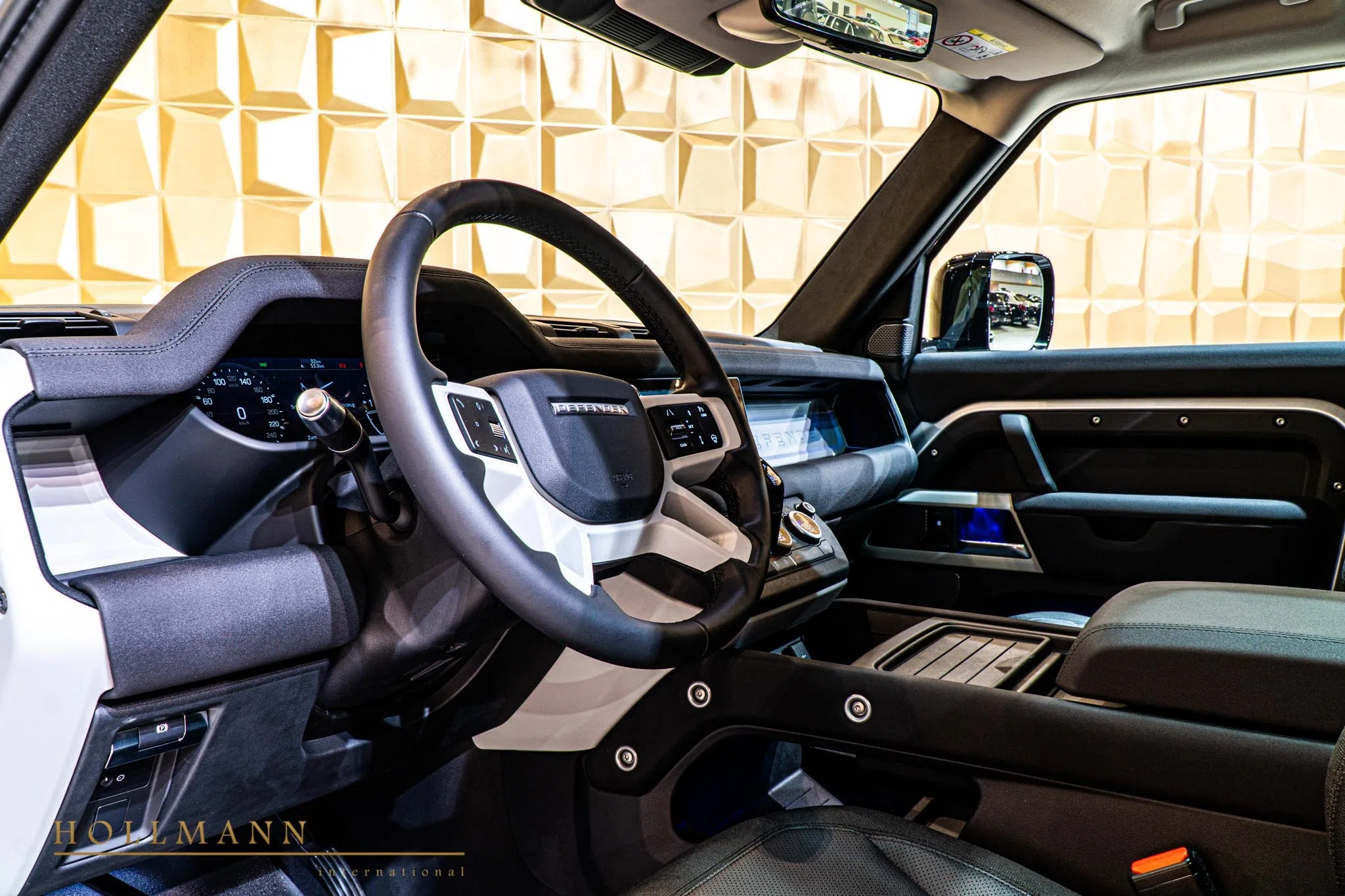 2020 Land Rover Defender S D240 interior, dashboard, Ebony