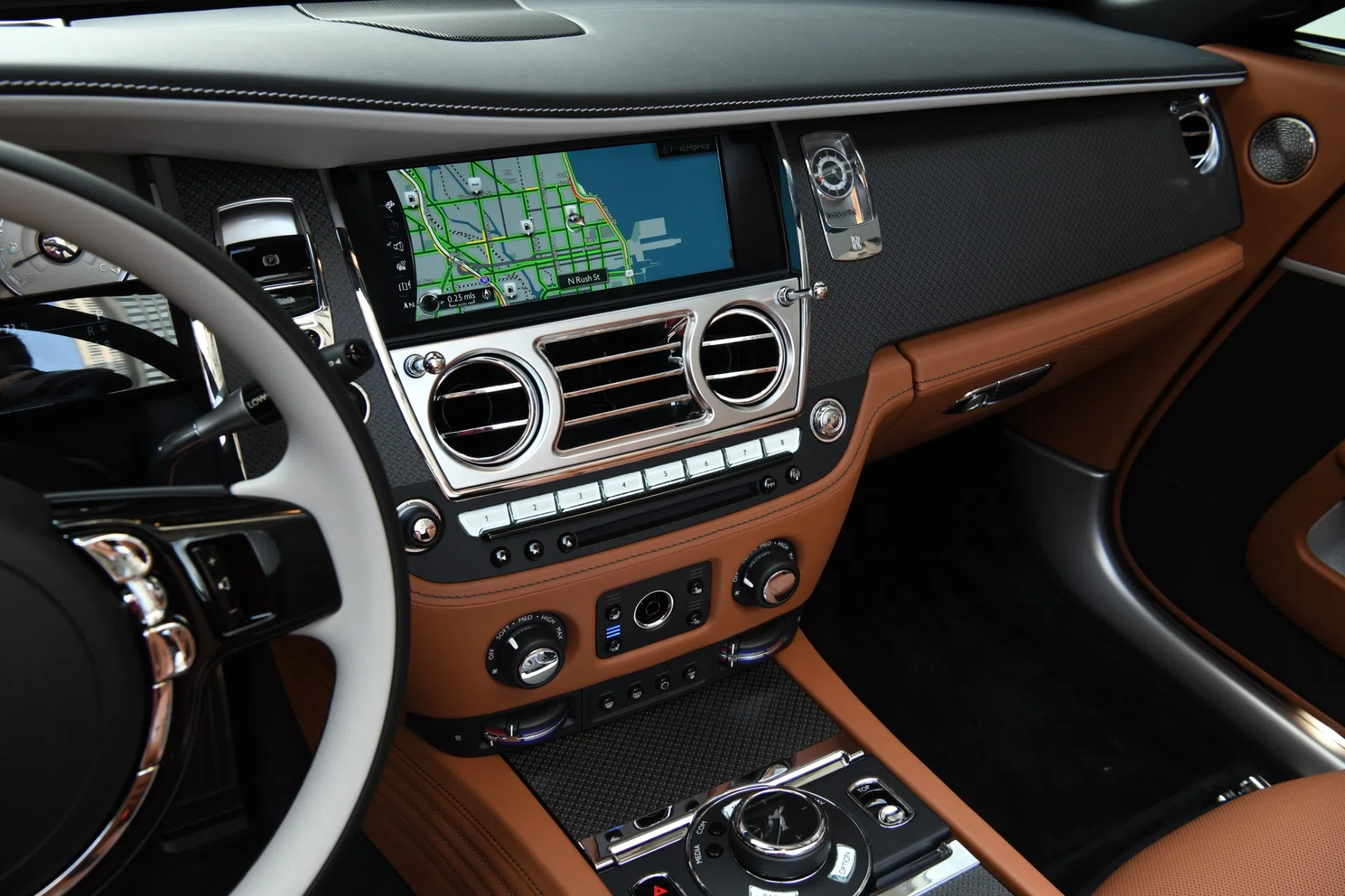 2020 Rolls-Royce Dawn SILVER BULLET COLLECTION interior, dashboard, CASDEN TAN