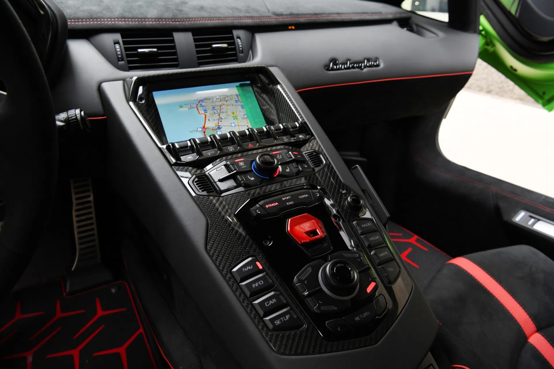 2020 Lamborghini Aventador SVJ LP 770-4 SVJ interior, NERO