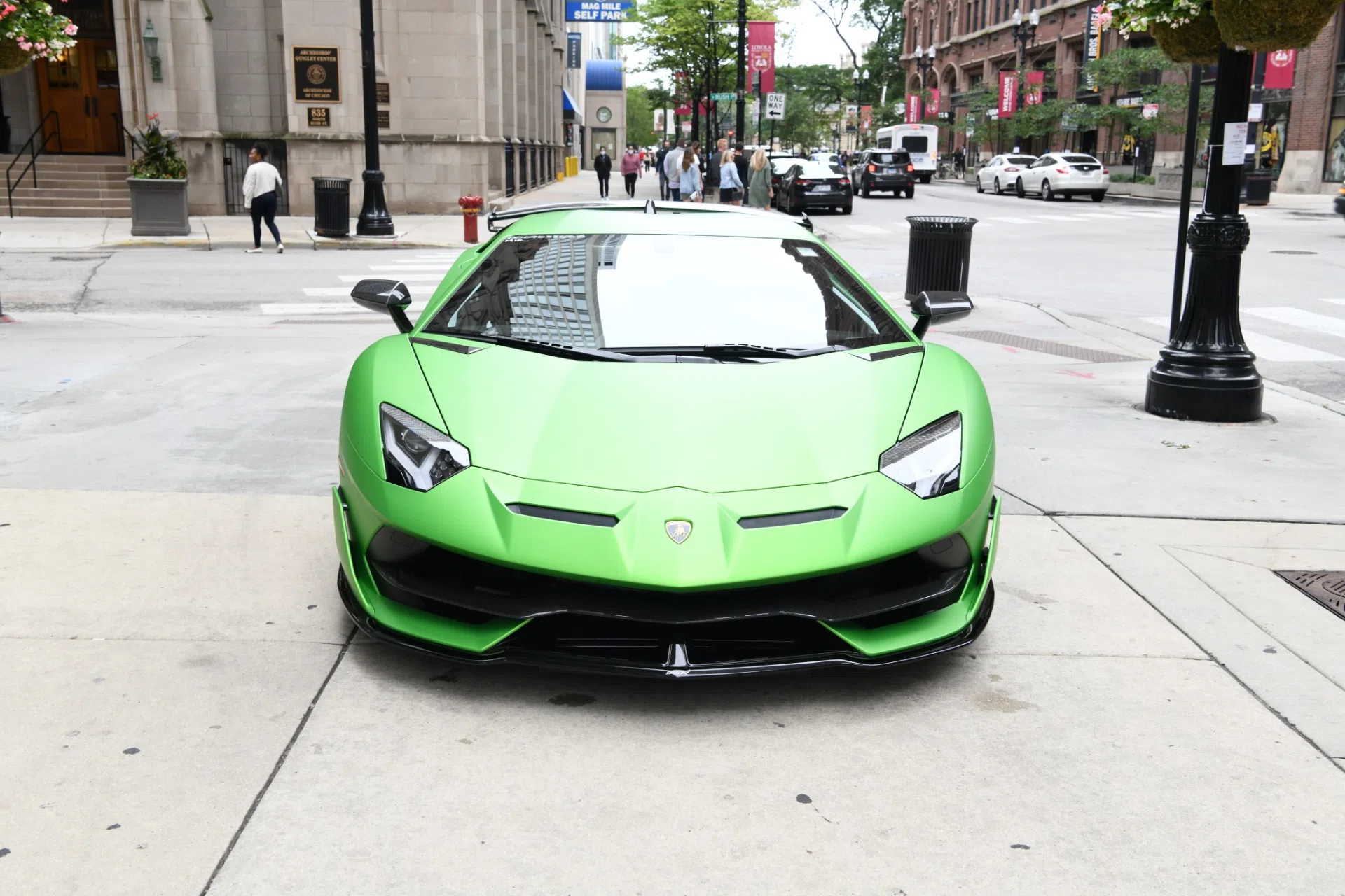 2020 Lamborghini Aventador SVJ LP 770-4 SVJ for sale, exterior, Verde Alseo