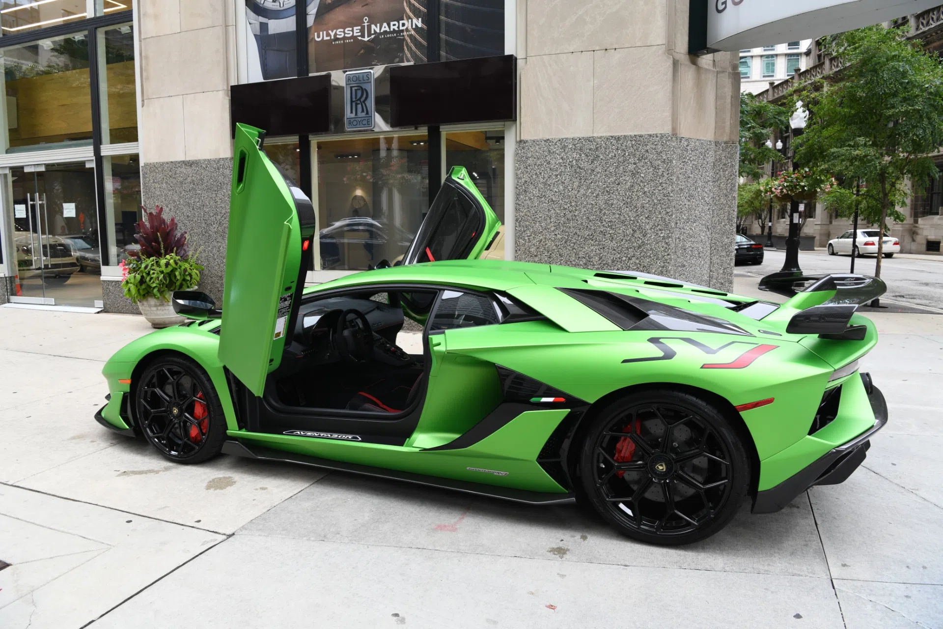 2020 Lamborghini Aventador SVJ LP 770-4 SVJ for sale, exterior, Verde Alseo