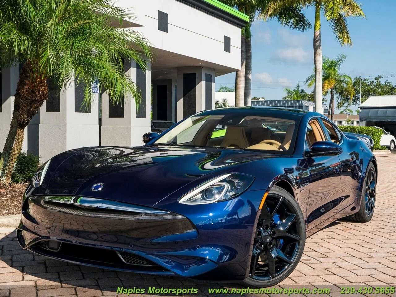 2020 Fisker Karma Revero GT for sale, exterior, Bodega Bay Blue