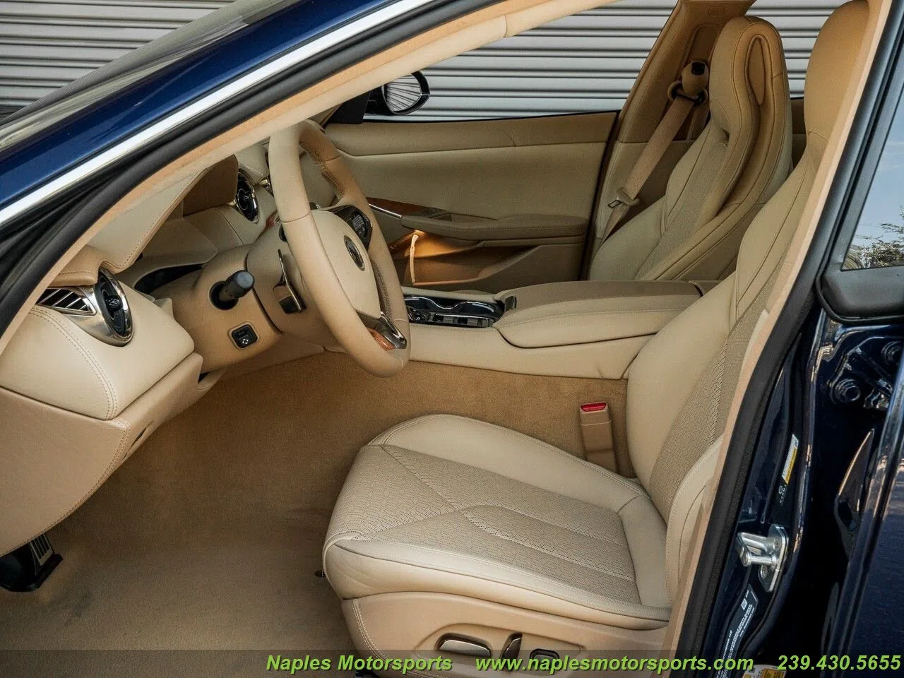2020 Fisker Karma Revero GT interior, seats, Crystal Cove
