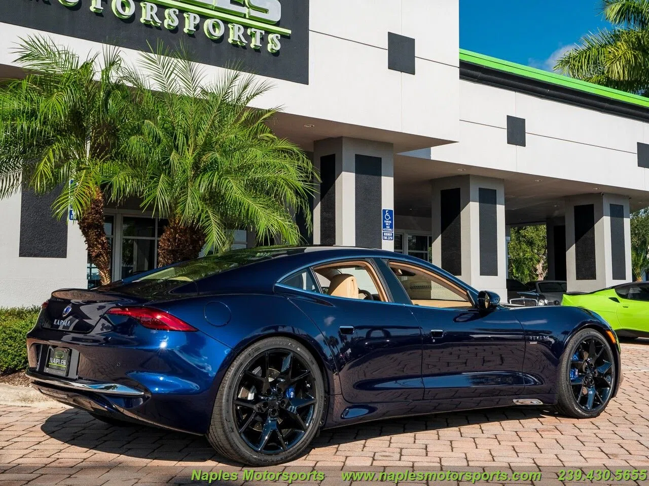 2020 Fisker Karma Revero GT for sale, exterior, Bodega Bay Blue
